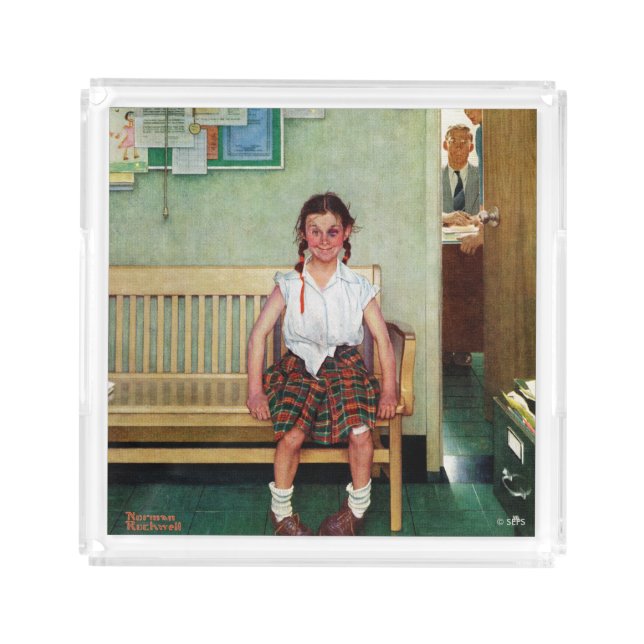 Shiner or Outside the Principal's Office Acrylic Tray (Front)