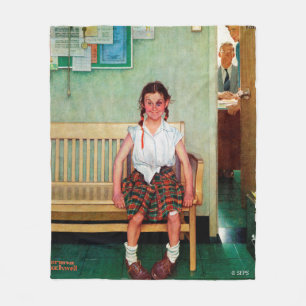 Shiner or Outside the Principal's Office Fleece Blanket