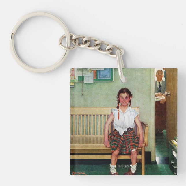 Shiner or Outside the Principal's Office Keychain (Front)