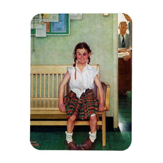 Shiner or Outside the Principal's Office Magnet (Vertical)