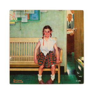 Shiner or Outside the Principal's Office Wood Coaster