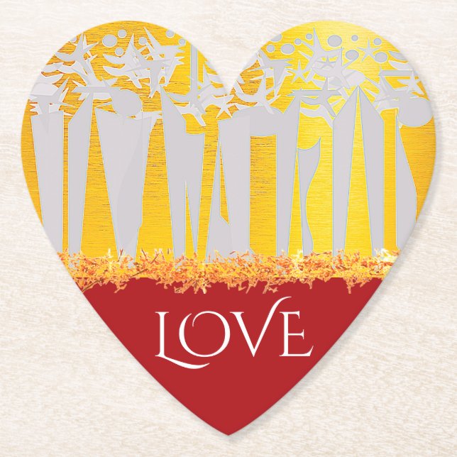 SHINEY HOLIDAYS IN CENTRAL PARK! :) PAPER COASTER (Front)