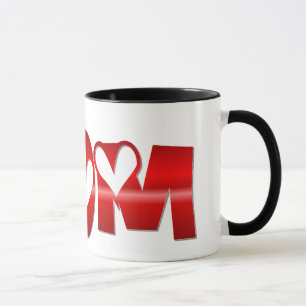 Shiney Mom with Hearts Mug