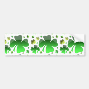 Shiney Shamrocks Bumper Sticker