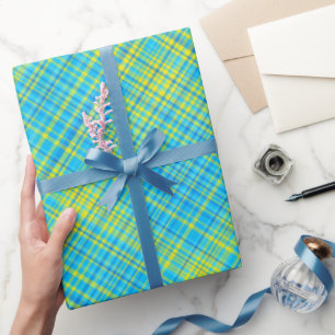 Shining Bright Diamonds-Coordinating PLAID 8- Wrapping Paper