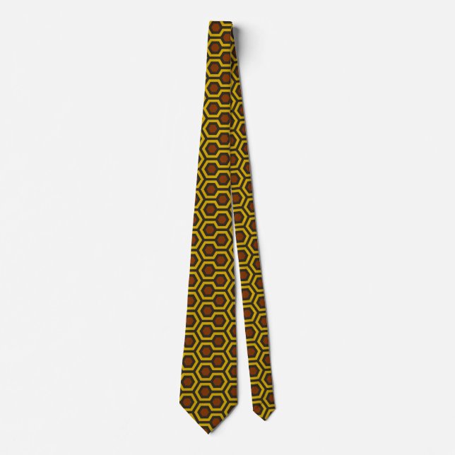 Shining Brown Neck Tie (Front)