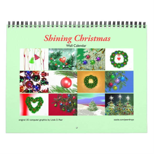 Shining Christmas Wall Calendar (Cover)
