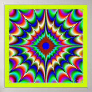 Shining Color Embrace Poster