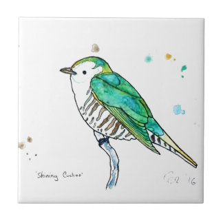 Shining Cuckoo Ceramic Tile