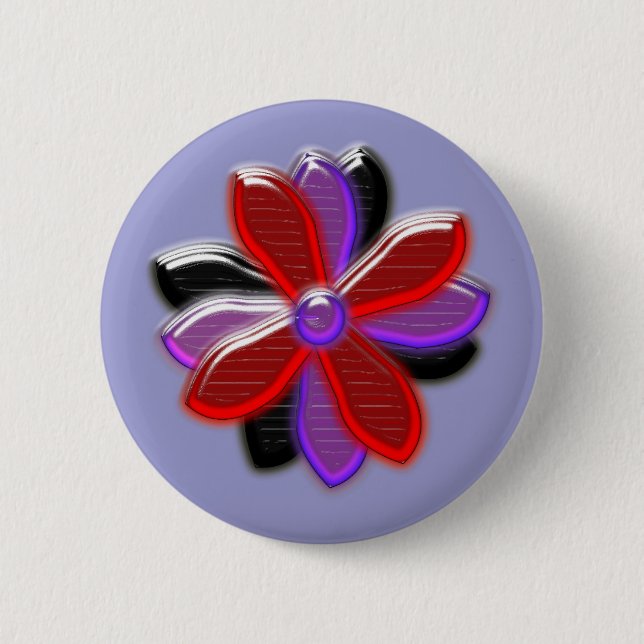 Shining Daisy Flower Button (Front)