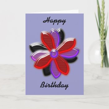 Shining Daisy Flower Customizable Greeting Card by Fallen_Angel_483 at Zazzle