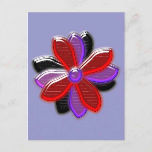 Shining Daisy Flower Postcard (Front)