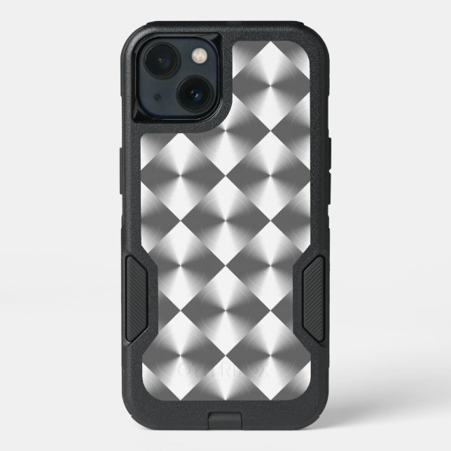 Shining Digital Diamond Pattern Otterbox iPhone Case (Back)