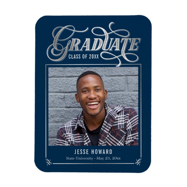 Shining Future Editable Color Graduation Magnet (Vertical)