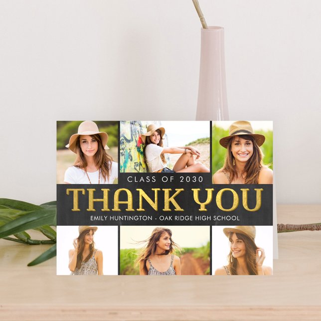 Shining Future Graduation Thank You Card (Creator Uploaded)