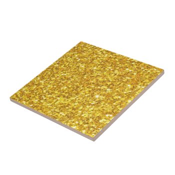 Shining Gold Glitter Seamless Pattern Tile by gogaonzazzle at Zazzle