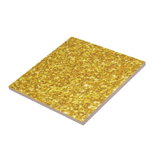 Shining Gold Glitter Seamless Pattern Tile