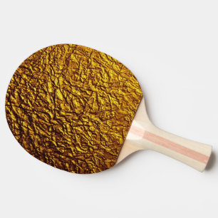 shining gold pattern textures Ping-Pong paddle