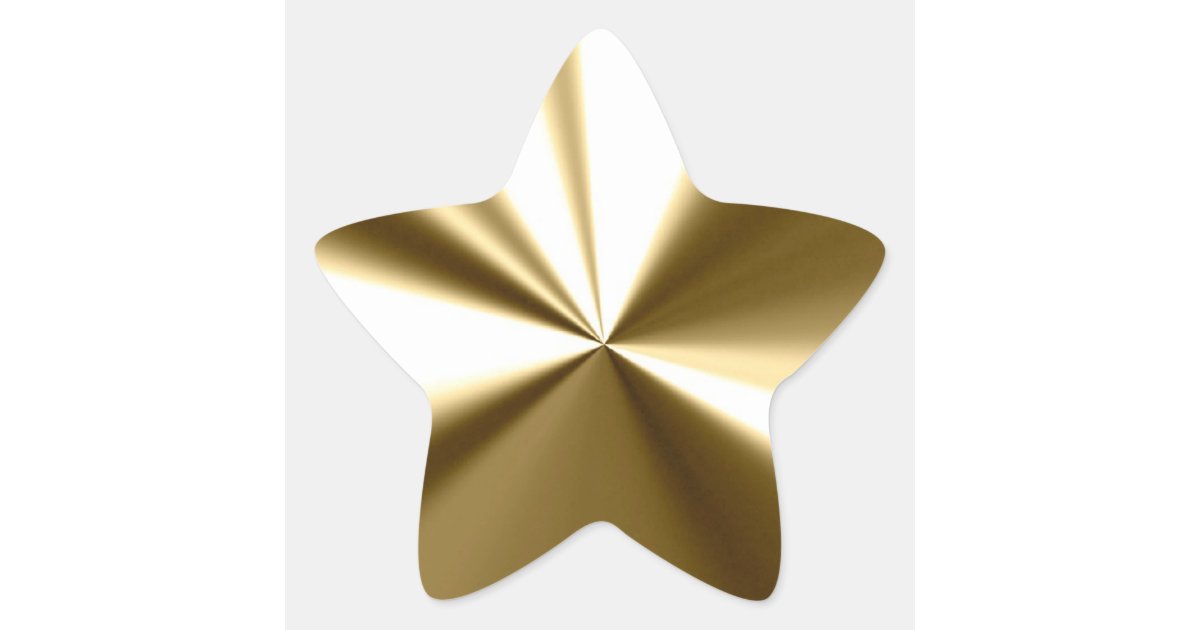 Shining Gold Star Stickers