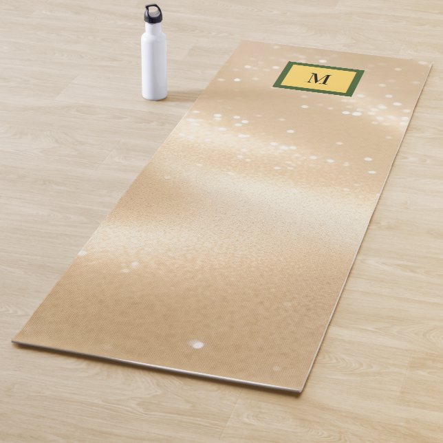 Shining Golden Sand Yoga Mat (In Situ)