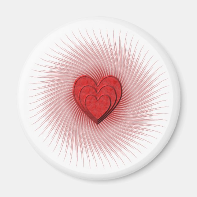 Shining Heart Magnet (Front)