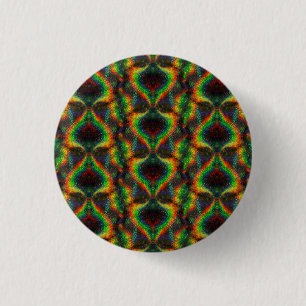 Shining Holographic Rainbow Lights Glitter Leaf Button