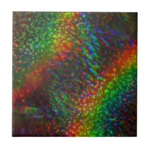Shining Lights Holographic Glitter Rainbows Tile