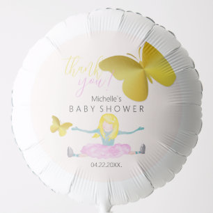 Shining Like A Girl Watercolor Illustration Balloon