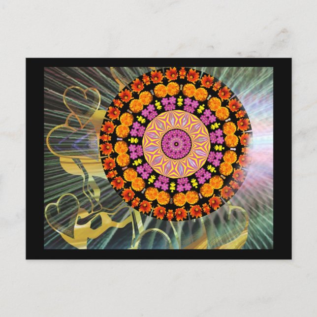 Shining Mandala Postcard (Front)
