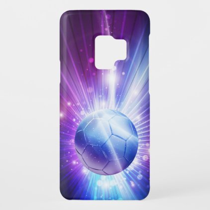 Shining Soccer Ball Football Soccer Player Custom Case-Mate Samsung Galaxy S9 Case
