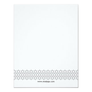 Shining Star Bar Mitzvah Thank You Card