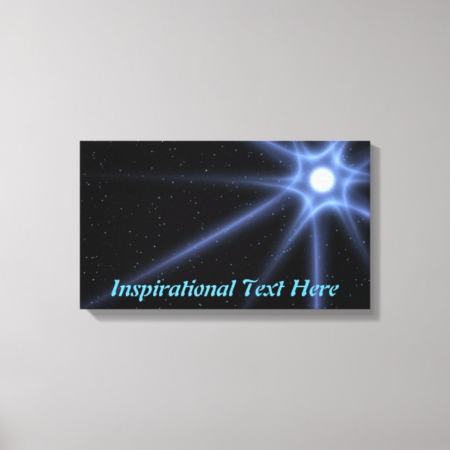 Shining Star Canvas Print (Front)