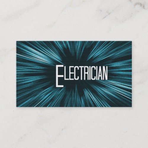 Shining Star Electrician Business Card
