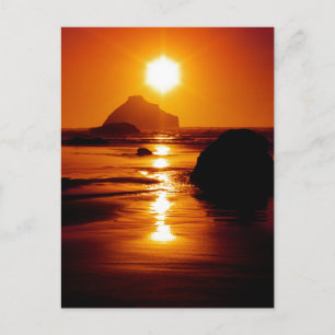 Shining Star - Face Rock, Bandon, Oregon Postcard