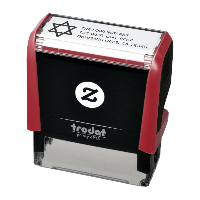 Shining Star of David Self-Inking Stamp (Product)