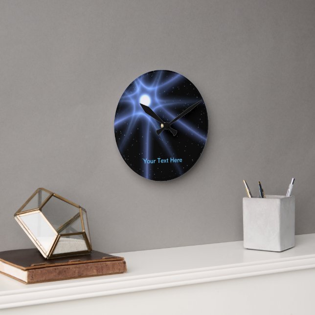 Shining Star Round Clock (Office)
