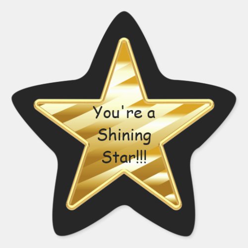 Shining Star Star Sticker