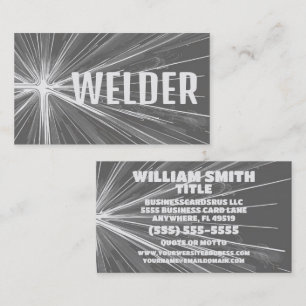 Shining Star Welder Business Card