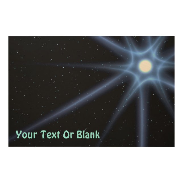 Shining Star Wood Wall Art (Front)