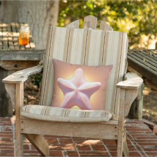 Shining Starfish Outdoor Pillow