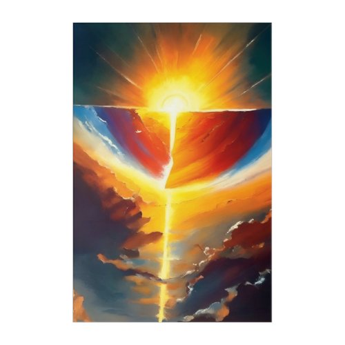 Shining Sun Acrylic Print