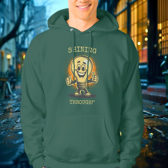Shining Through! - Luminous Light Bulb Hoodie (Creator Uploaded)