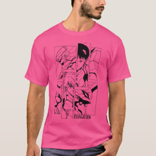 Shinji Ikari And Asuka Langley - Eva 02 And Eva 01 T-Shirt