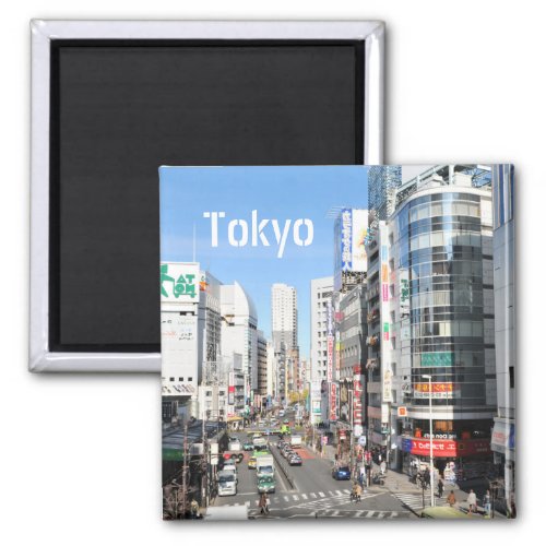 Shinjuku district in Tokyo Japan Magnet