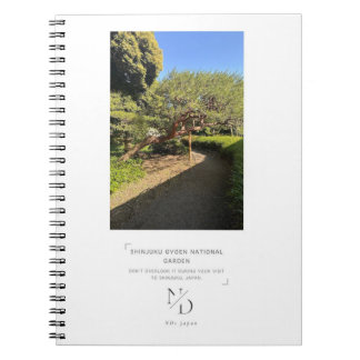 Shinjuku Gyoen National Garden Japanese Style  Notebook