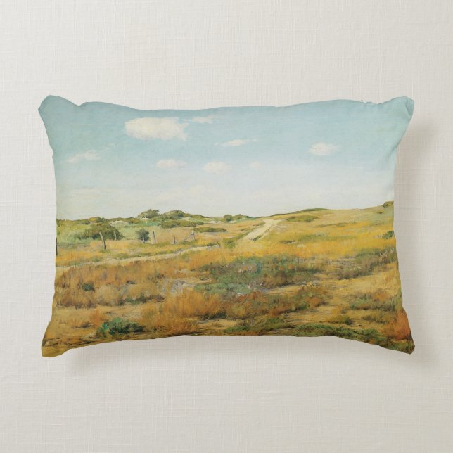 Shinnecock Hills by William Merritt Chase Accent Pillow (Front)
