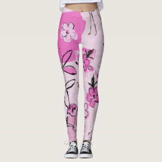 SHINNY PINK LEGGINGS