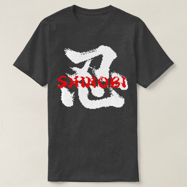 Shinobi TurboGrafx16 Title Screen T-Shirt (Design Front)