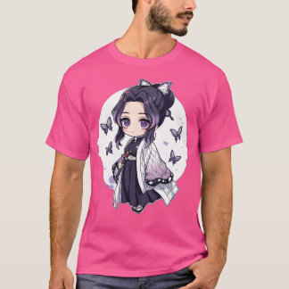 Shinobu Ds Cute Anime Girl Chibi Style T-Shirt