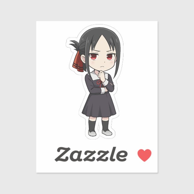 Shinomiya Kaguya Chibi Love War Art Sticker (Sheet)